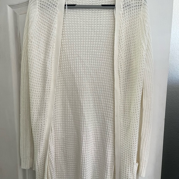 Urban Heritage Cream Open-Front Cardigan - Picture 1 of 1